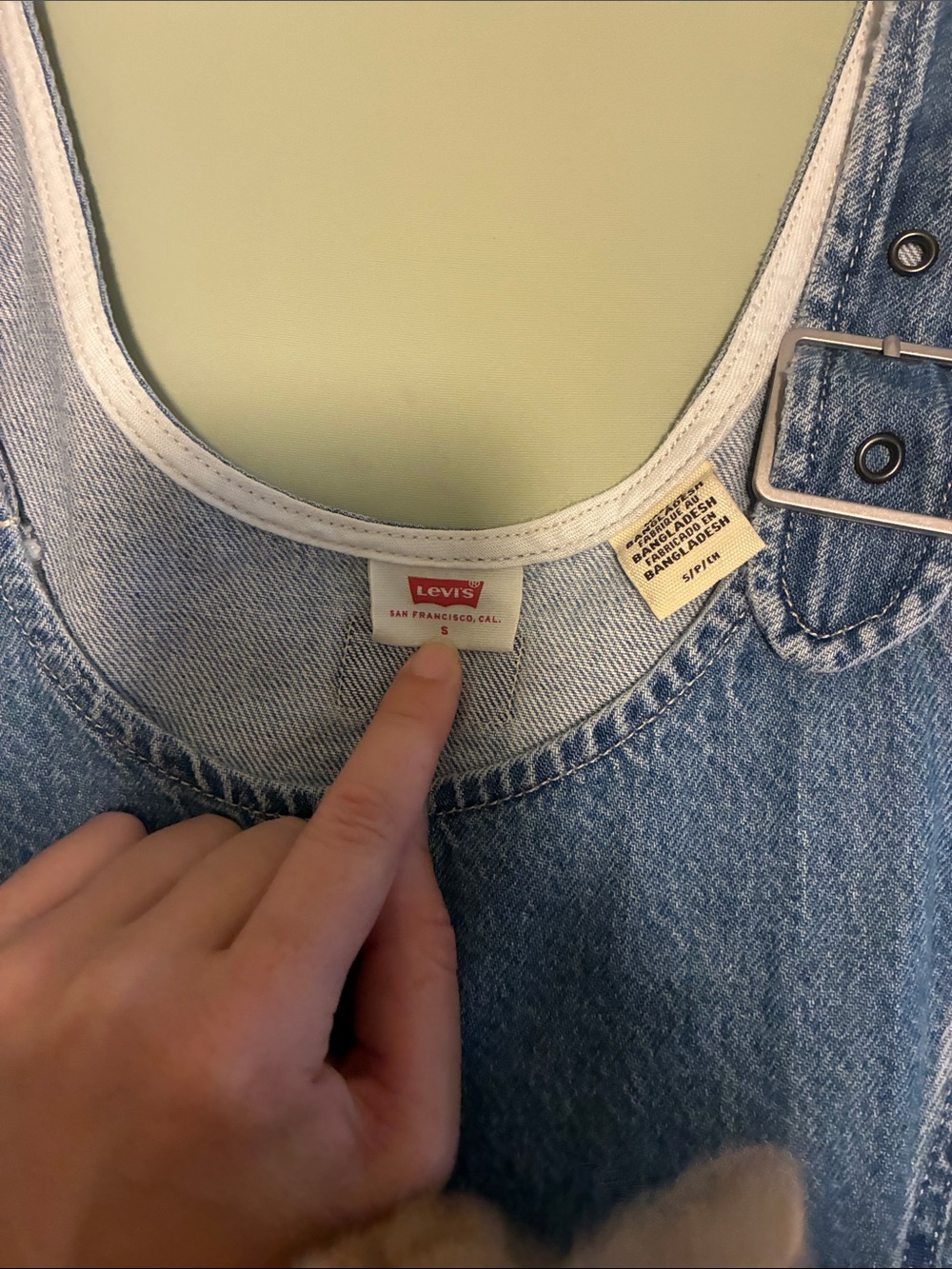 Levi’s Jumper denim dress - Picture 5 of 7